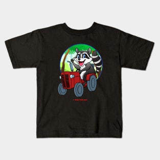 Tractor Critters Raccoon Kids T-Shirt